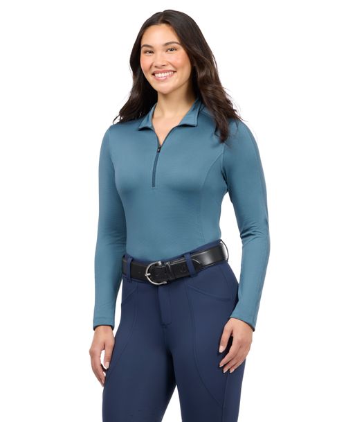 Kerrits Women's Serenity Solid Coolcore Long Sleeve Shirt - Jasper