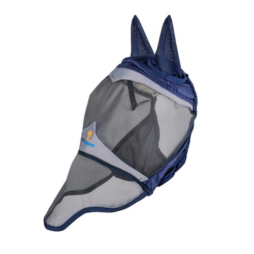 Shires FlyGuard Fine Mesh Fly Mask w/Ears & Nose - Navy