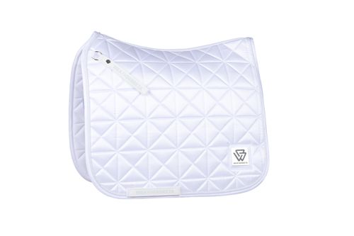 Weatherbeeta Satin Luxe Air-Tec Dressage Saddle Pad - White