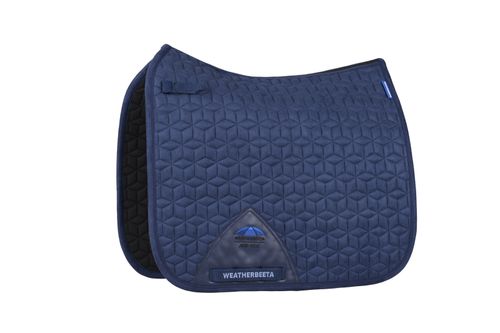 Weatherbeeta Suede Elite Air-Tec Dressage Saddle Pad - Navy