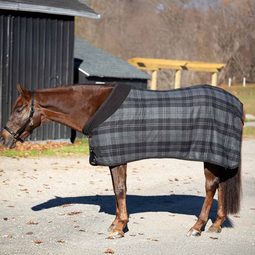 BARGAIN BARN: Equinavia Ulla Wool Cooler - 74 - Black/Grey