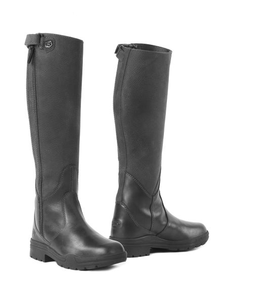 OPENBOX: Ovation Women's Moorland II Waterproof Highrider Tall Boot - 43 Regular Regular - Black