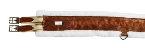 OPENBOX: Lettia Cotton Fleece All Purpose Girth - 54in - Brown