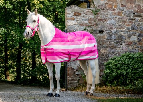 OPENBOX: Horseware Newmarket Pony Fleece Cooler - 69 - Witney Pink