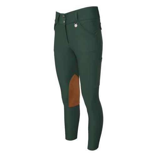 BARGAIN BARN: Dapplebay Women's Sport Knee Patch Breeches - 34 - Evergreen