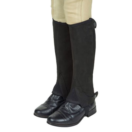 OPENBOX: TuffRider Kids' Saratoga Synthetic Half Chaps - Small - Black