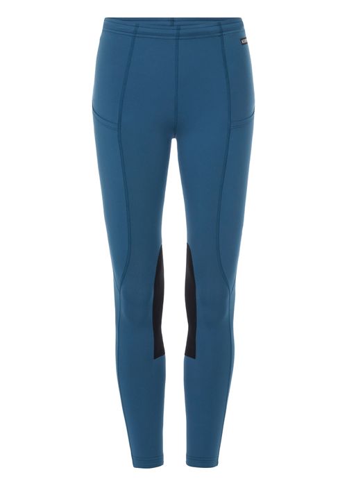 BARGAIN BARN: Kerrits Kids' Performance Knee Patch Pocket Tights - Medium - Atlantic