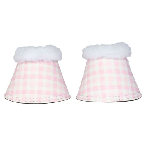 OPENBOX: Dapplebay Bell Boots - Small - Pink Gingham