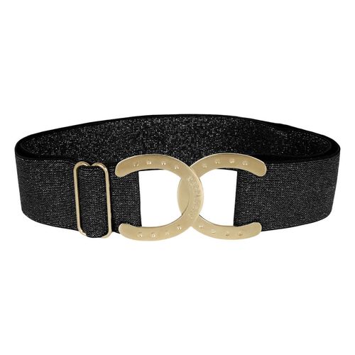 Dapplebay Women's Glitter Belt - Black/Gold