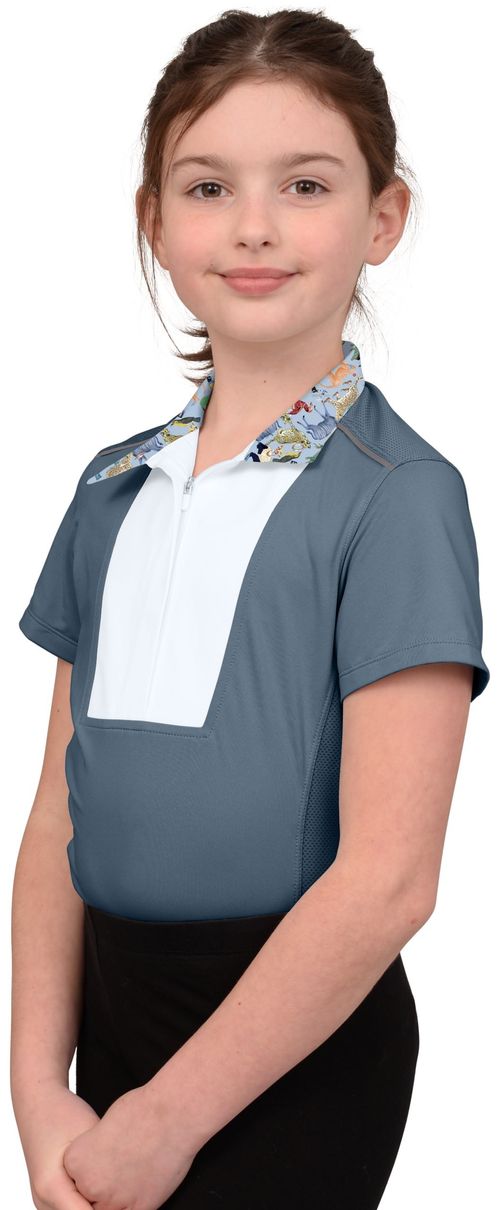 Chestnut Bay Kids' SkyCool Liberty Sport Short Sleeve Show Shirt - Mirage