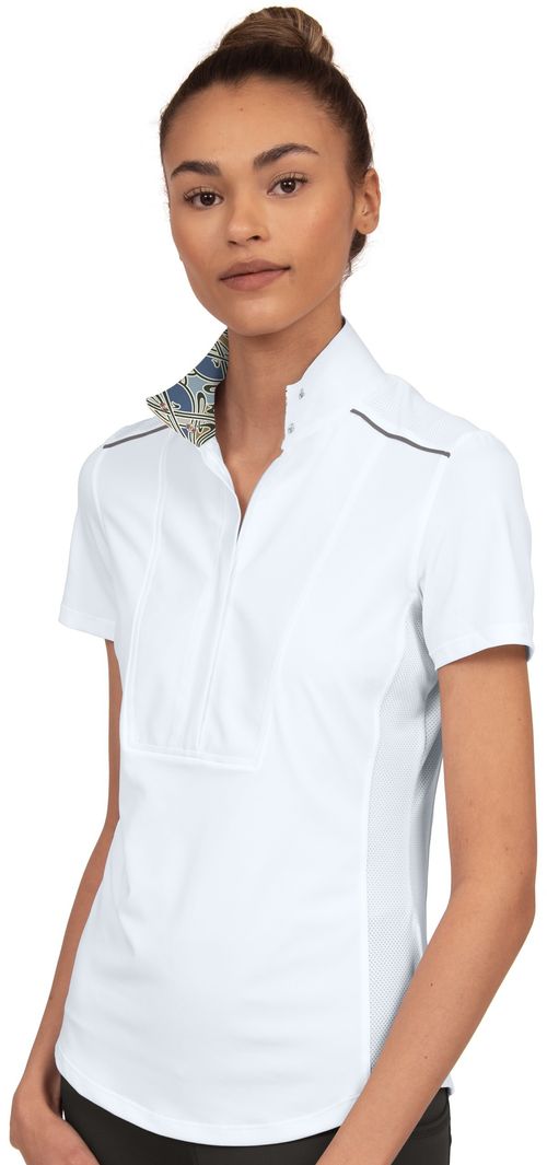 Chestnut Bay Women's SkyCool Liberty Sport Short Sleeve Show Shirt - White 140