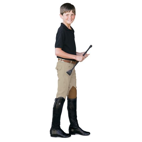BARGAIN BARN: Ovation Kids' Boys 4-Pocket Classic Breech - 6 - Classic Show Tan