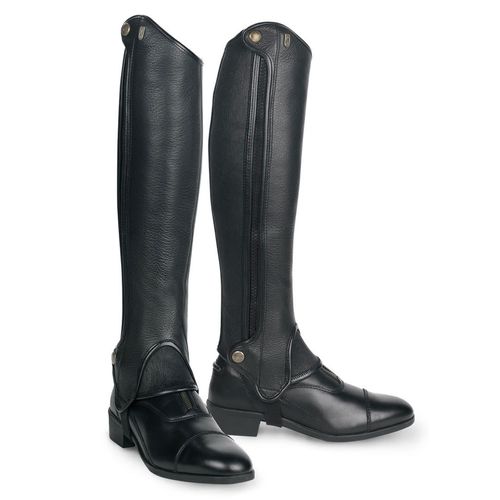 OVERSTOCK: Tredstep Deluxe Half Chaps - 16/15 - Black