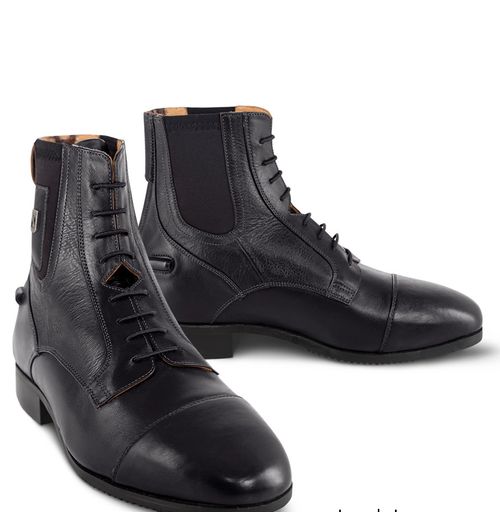 OPENBOX: Tredstep Medici II Lace and Rear Zip Boot - 44 - Black