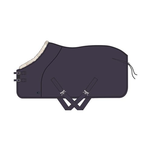 OPENBOX: Horze Lincoln Fleece Blanket w/Padded Collar - EU 165/US 84 - Nightshade