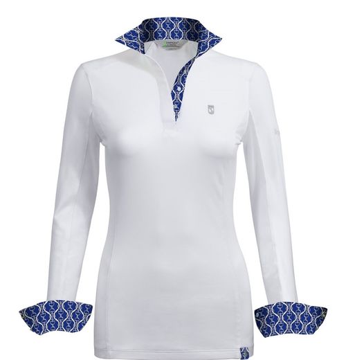 OPENBOX: Tredstep Women's Symphony Paris Long Sleeve Competition Shirt - X Small - Navy