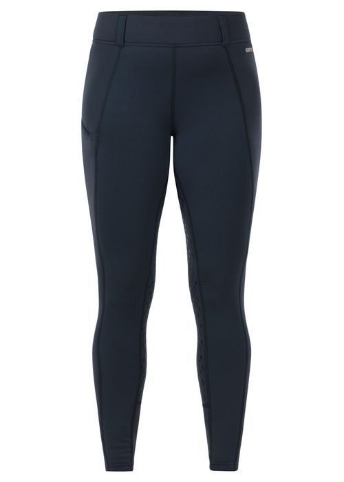 OVERSTOCK: Kerrits Women's Power Stretch Full Seat Tights - Large - Galaxy Blue