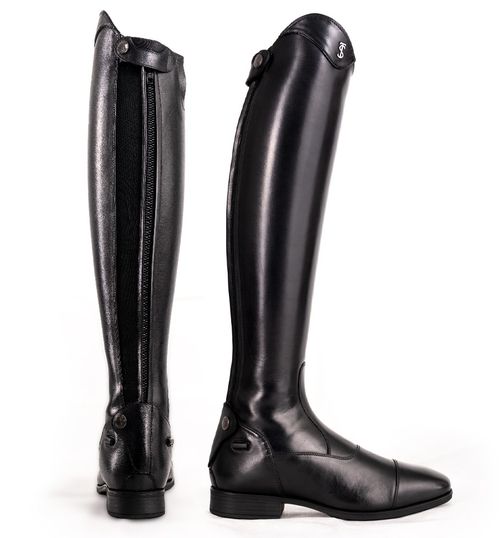 OPENBOX: Tredstep Medici II Dress Boot - 36 X Slim Tall - Black Tall Height