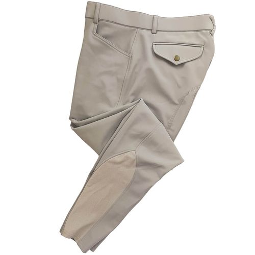 OPENBOX: Ovation Men's Dynamic Knee Patch Breeches - 26 Regular - Show Tan