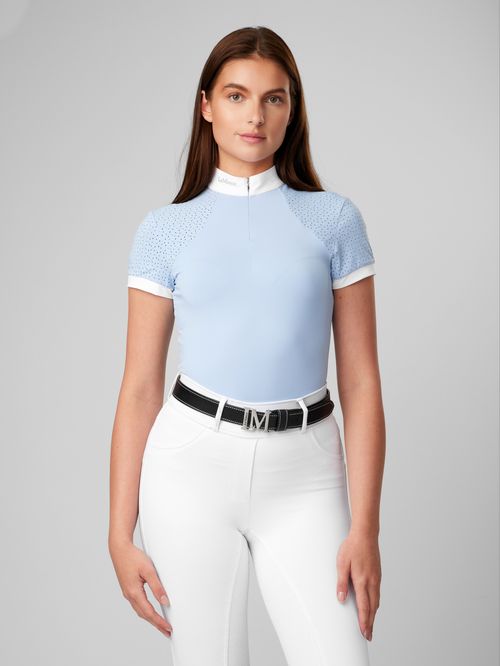 LeMieux Women's Olivia Short Sleeve Show Shirt - Mist