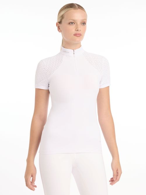 LeMieux Women's Olivia Short Sleeve Show Shirt - White