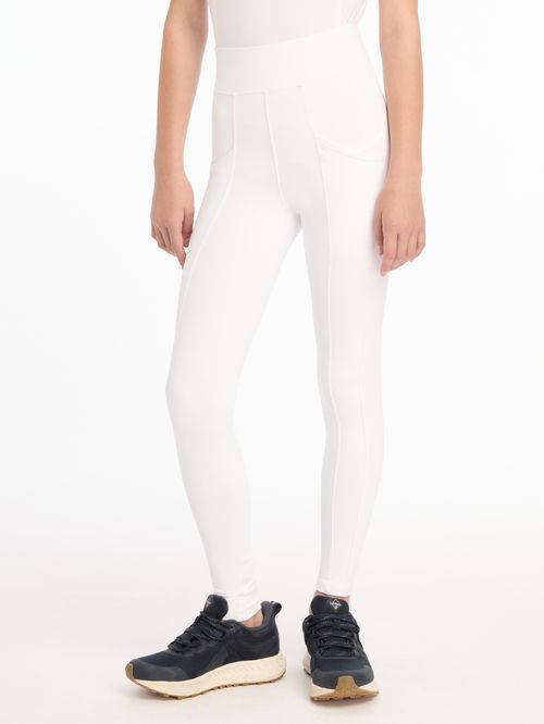 LeMieux Kids' Young Rider Pull On Breeches - White