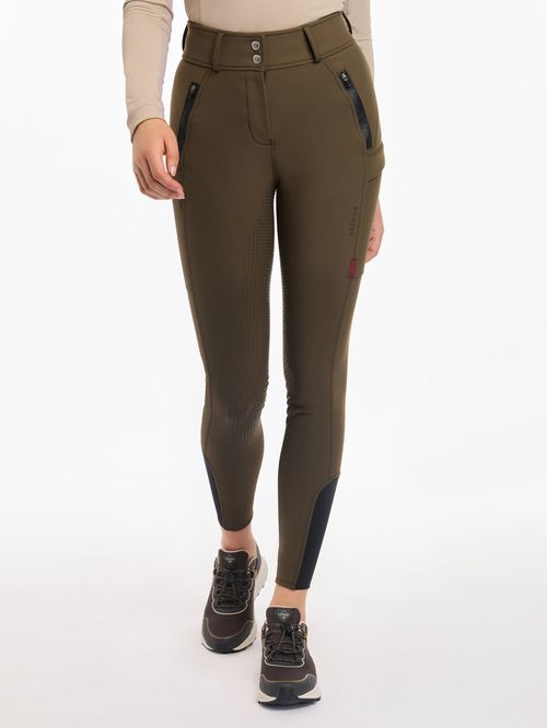 LeMieux Women's Drytex Waterproof Breeches Knee Grip - Alpine