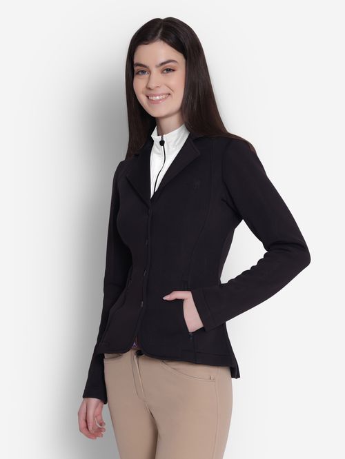 OVERSTOCK: Equine Couture Women's Spacer 3D Show Coat - Medium - Black