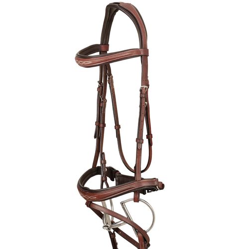 BARGAIN BARN: Equine Innovations Ocala Anatomic Bridle - Cob - Brown