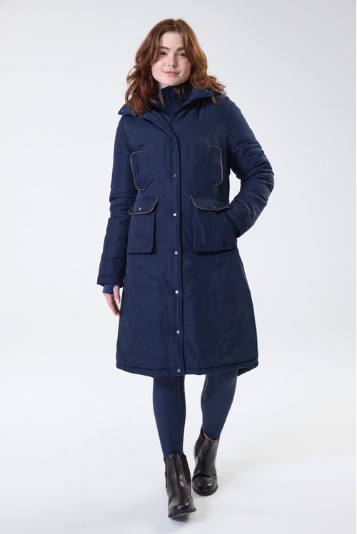 OPENBOX: Horseware Women's Newmarket Coat - Large - Navy