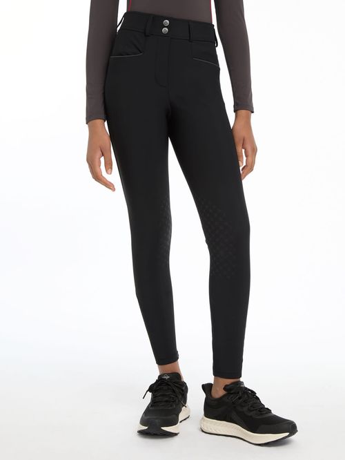 LeMieux Kids' Young Rider Izzy Knee Grip Breeches - Black