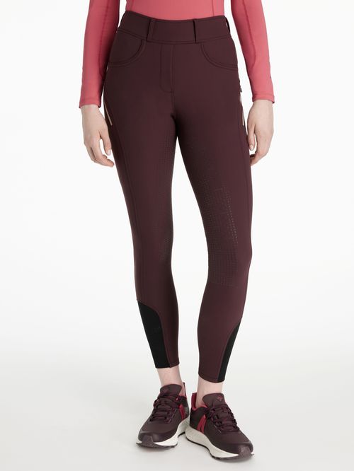 LeMieux Women's Amy Brushed Breggings - Damsom