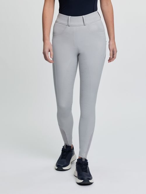 LeMieux Women's Amy Full Seat Breggings - Light Grey