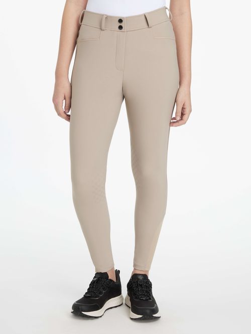 LeMieux Women's Isabelle Knee Grip Breeches - Almond