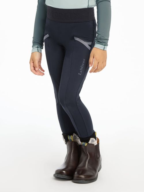 LeMieux Kids' Mini Pull On Full Seat - Navy