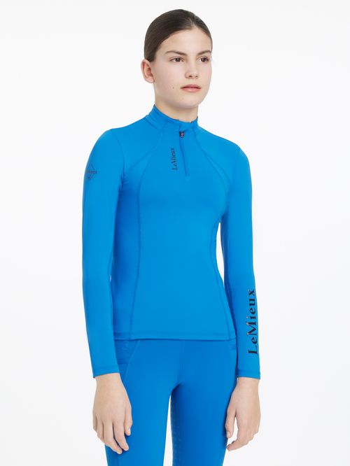 LeMieux Kids' Young Rider Classique Base Layer - Benetton Blue