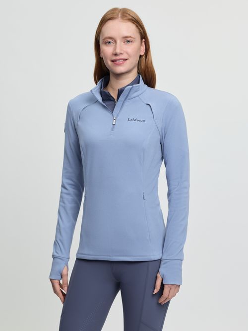 LeMieux Women's Frances Quarter Zip Fleece - Powder Blue