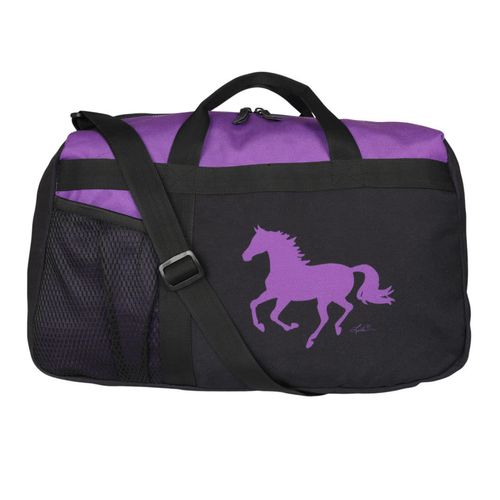 AWST Galloping Horse Duffle Bag - Purple