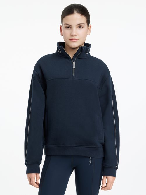 LeMieux Kids' Young Rider Kate Quarter Zip Sweat - Navy