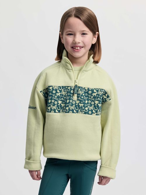 LeMieux Kids' Mini Quinn Quarter Zip Sweat - Macaron