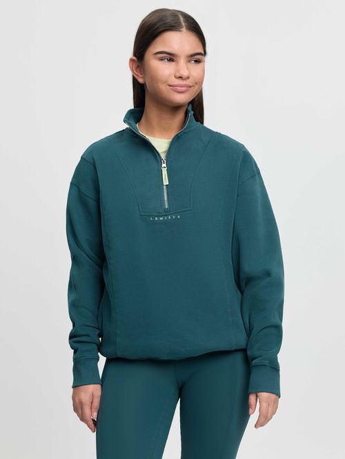 LeMieux Kids' Young Rider Vianne Quarter Zip - Jungle