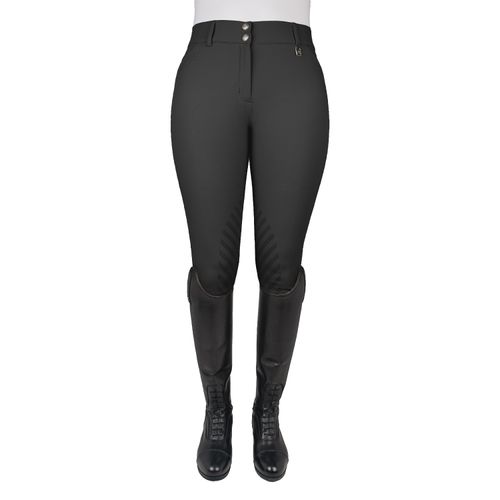 OPENBOX: Romfh Women's Sarafina Knee Patch Euro Grip - 30 Regular - Black