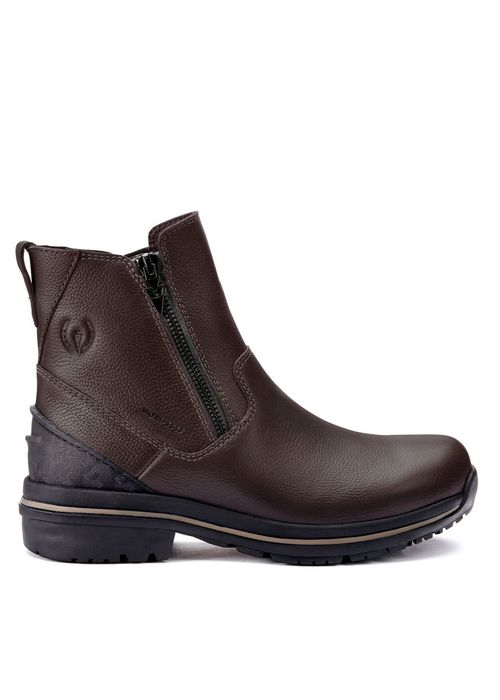 OPENBOX: Kerrits Women's Woodstock Waterproof Barn Boots - 8.5 - Dark Bay