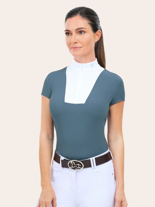 RJ Classics Women's Celeste Short Sleeve Show Shirt - Atlantic