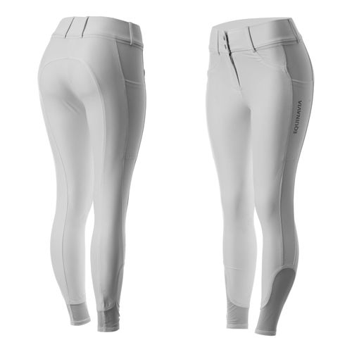 Equinavia Women's Silvi Knee Patch Breeches - White