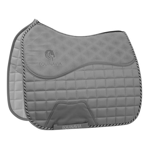 Equinavia Lillehammer Memory Foam Dressage Saddle Pad - Slate Grey