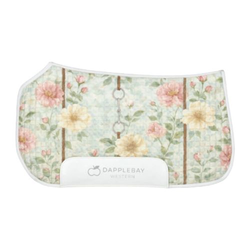 Dapplebay Western Saddle Pad - Vintage Floral