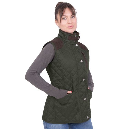 Chestnut Bay Women's Heritage Quilted Vest - Olive Night