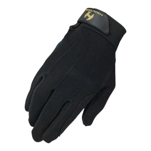 Heritage Cotton Grip Gloves - Black
