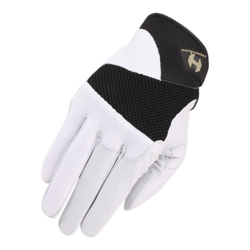 Heritage Tackified Polo Gloves - White/Black